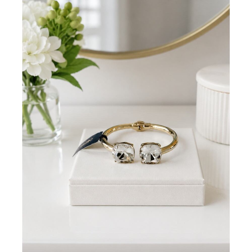 Cache Gold Jewel Candy Clear Stone Bracelet New